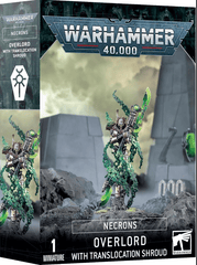 Warhammer 40k Necrons Overlord with Translocation Shroud